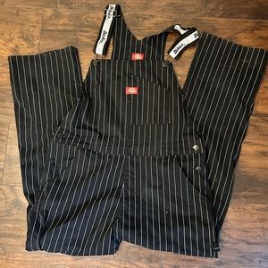 Dickies pinstripe overalls